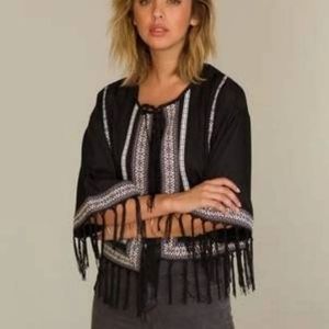 Raga Fringe Bandit Cape Jacket